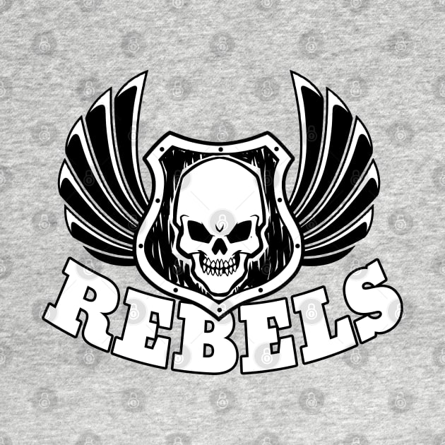 Rebels Mascot by Generic Mascots